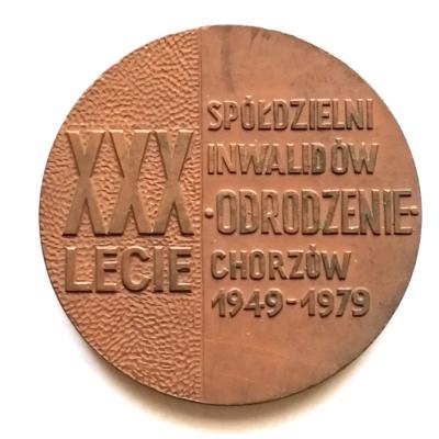 XXX Lecie Spoldzielni Inwalidow Chorzow 1949-1979 / Madalya  