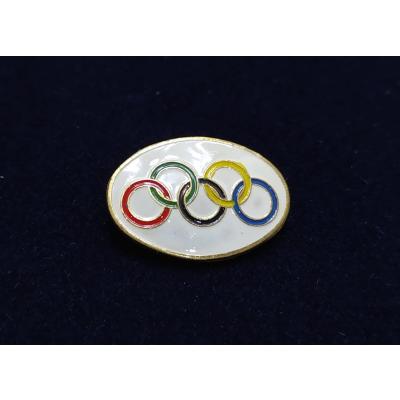 Olimpiyat oval, kanca iğneli rozet