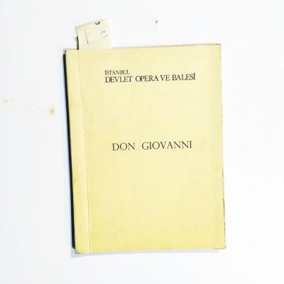 Don Gıovannı - Devlet Opera Ve Balesi / Kitap