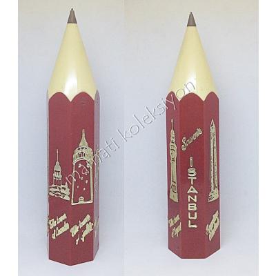 Souvenir İstanbul masa üstü kalem  Eski kalem