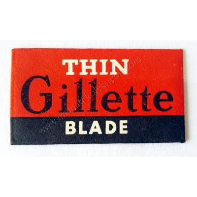 Thin Gillette blade - Jilet Berber malzemeleri, Jilet
