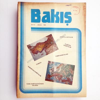 Bakış aylık kültür dergisi  Sayı : 503 - Aralık 1985 - Kitap