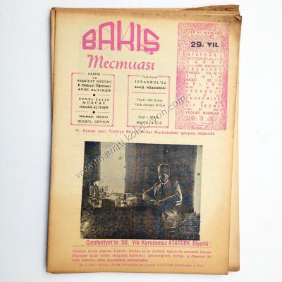 Bakış mecmuası Atatürk kapaklı Sayı : 353 - Mayıs 1973 - Kitap