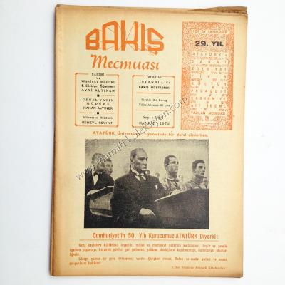 Bakış mecmuası Atatürk kapaklı Sayı : 354 - Haziran 1973 - Kitap