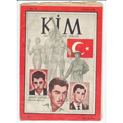 Kim haftalık haber dergisi 27 Mayıs kapaklı Sayı : 99 - 3 Haziran 1960 - Kitap