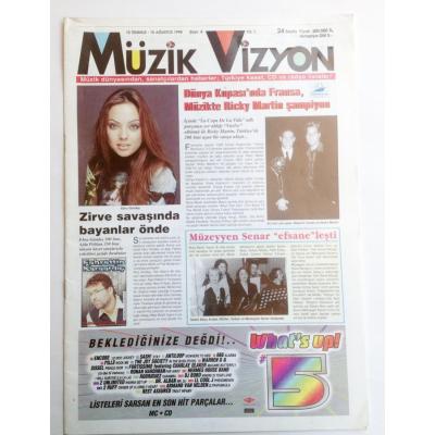 Müzik Vizyon dergisi  15 Temmuz 1998 Sayı:4 - Kitap