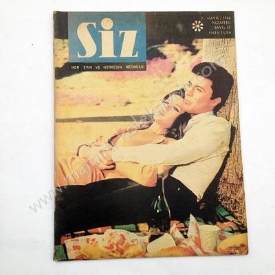 Selda ALKOR, Siz dergisi, 2 Mayıs 1966, Sayı: 13 Ediz HUN, Kuaför Yalçın, Fatih'in fedaisi, Beşiktaşlı Suat MAMAT, Göksel ARSOY - Kitap
