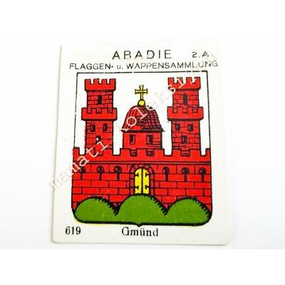 Abadie Flaggen Wappensammlung / Gmünd  3.7x4.5 - Efemera