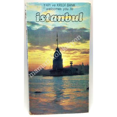 Yapı ve Kredi Bankası - Welcomes you to İstanbul - Kapaklı broşürlük - Efemera