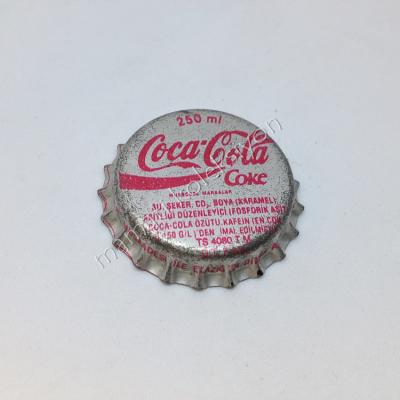 Coca Cola - Kullanılmamış kapak (Şişeye kapatılmamıştır.)