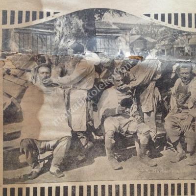 Berber kapaklı, Osmanlıca resimli gazete - Efemera