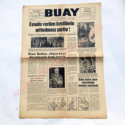 Bu Ay  gazetesi, 20 Mart 1970, Sayı: 3 İzmir Nadir - Efemera
