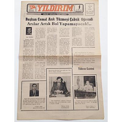 Bursa İnegöl Yıldırım gazetesi, 5 Mayıs 1989 - Efemera
