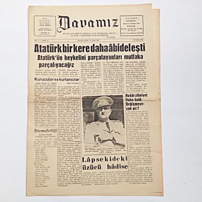 Davamız gazetesi, 26 Aralık 1960 - Efemera