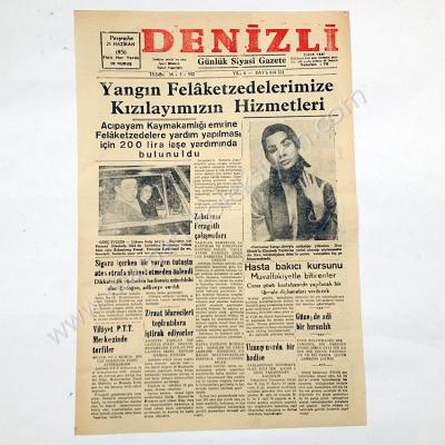 Denizli Günlük Siyasi Gazete, 14 Mayıs 1952 İzmir - Efemera