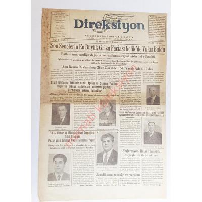 Direksiyon Gazetesi - 29 Ocak 1955 - Efemera