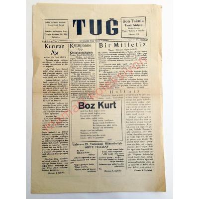 Gaziantep Tuğ gazetesi, 1 Ocak 1956 - Efemera