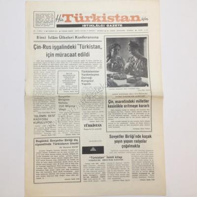 Hür Türkistan için İstiklalci gazete Sayı:10  1977-06-01T00:00:00.000 - Efemera