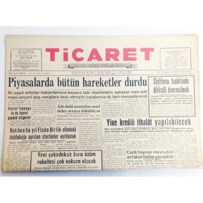 İzmir Ticaret gazetesi, 16 Temmuz 1955 - Efemera