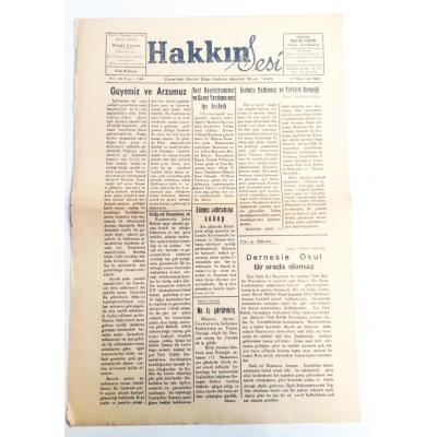 KASTAMONU Hakkın Sesi gazetesi, 17 Haziran 1961 - Efemera