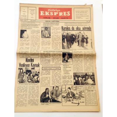 KÜTAHYA Ekspres gazetesi - 12 Ocak 1989 - Efemera