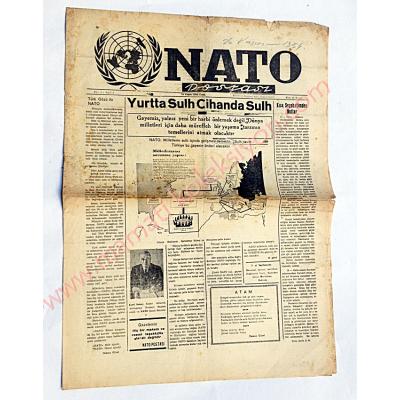 Nato Postası gazetesi,26 Kasım 1954 Nadir Haliyle - Efemera