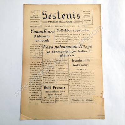 Sesleniş Müstakil Siyasi Gazete, 25 Nisan 1959 Diyarbakır, Bismil - Efemera