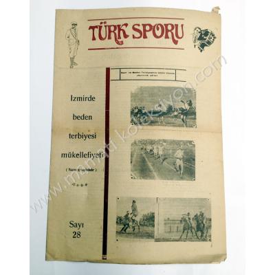Türk Sporu gazetesi, Eylül 1941, Sayı:28 - Efemera