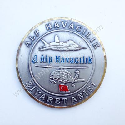 Alp Havacılık Ziyaret anısı Havacılık madalya, hatıra paraları - 