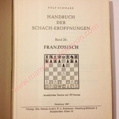 Handbuch der Schah - Eröffnungen Band 24 Chess books, Satranç Kitapları - Kitap