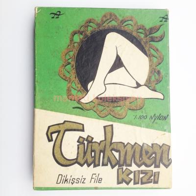 Türkmen kızı çorapları - Karton kutu