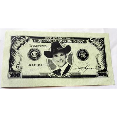 Jr. 100 Texas doları - Hagman