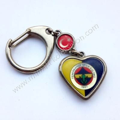 Fenerbahçe kalpli anahtarlık Spor temalı anahtarlıklar