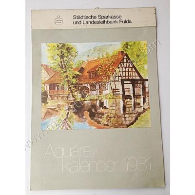 Stadtische Sparkasse und landesleihbank fulda, 1981 yılı takvim