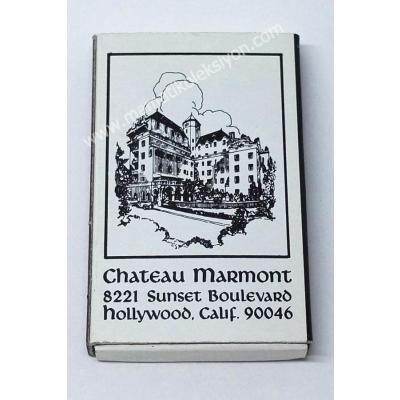 Chateau Marmont Hollywood, kibrit Otel kibritleri