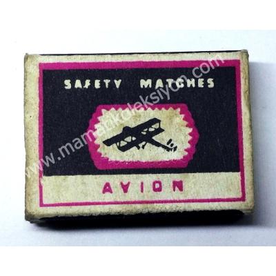 Safety Matches Planör resimli  kibrit