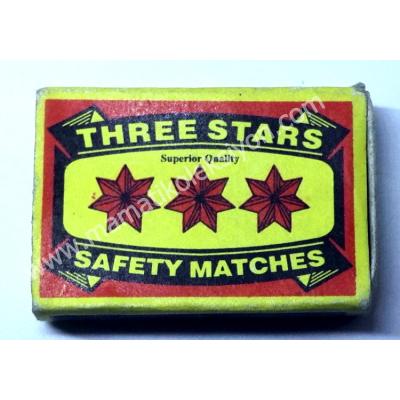 Three Stars Safety Match - Kibrit
