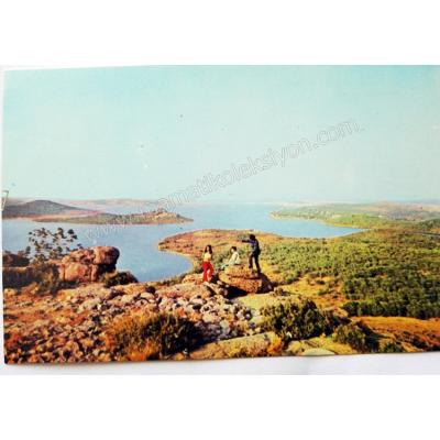Ayvalık sahilin genel görünüşü - Kartpostal Ayvalık İlo color kartpostal