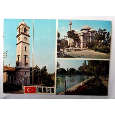 BALIKESİR 3 parçalı kartpostal