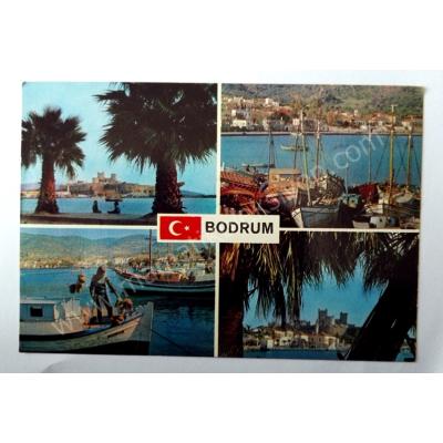 Bodrum 4 parçalı kartpostal  Ticaret kartpostalları
