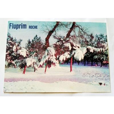 Fluprim Roche - Reklam kart Tıp - Eczacılık kartpostalları Apa Ofset