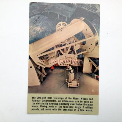 Palomar observatory California / Kartpostal İTÜ