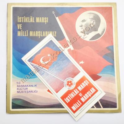 İstiklal Marşı ve Milli marşlarımız Kitapçıklı Türkiye Cumhuriyeti 50. yıl - 1973