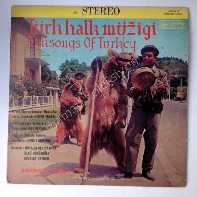 Türk Halk Müziği Folk Songs of Turkey - Plak
