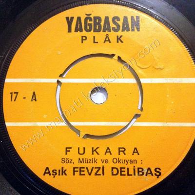 Fukara, Delibaş Plakçılık tarihi, 45'lik plak - Plak