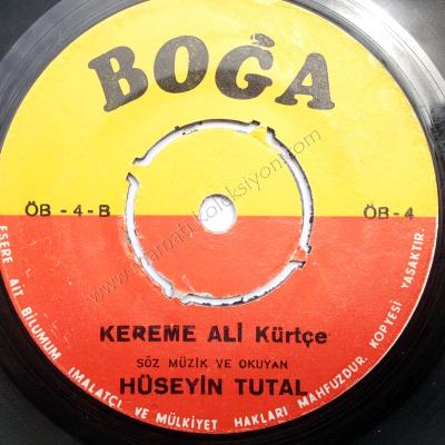 Kereme Ali - Melül melül / Hüseyin TUTAL Kürtçe plak, Plakçılık Tarihi - Plak