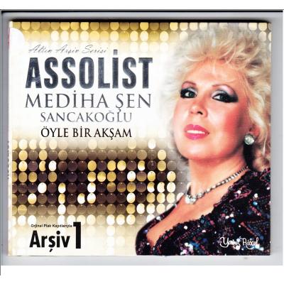 Assolist Mediha Şen Sancakoğlu arşiv 1 Türk Sanat  Müziği Cd Öyle bir akşam