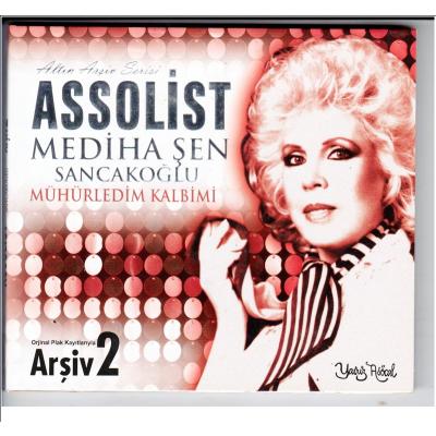 Assolist Mediha Şen Sancakoğlu arşiv 2 Türk Sanat  Müziği Cd Mühürledim kalbimi