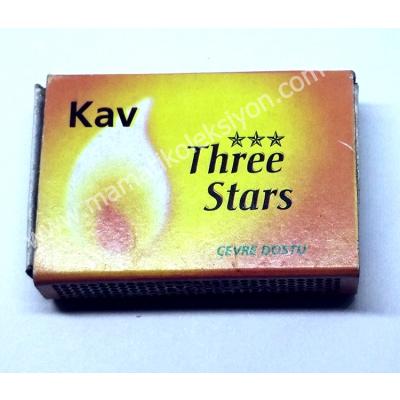 Three Stars - Swedish Match  Kav kibritleri