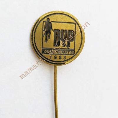 Doğruyol Partisi 1983 - Rozet  Pin - 